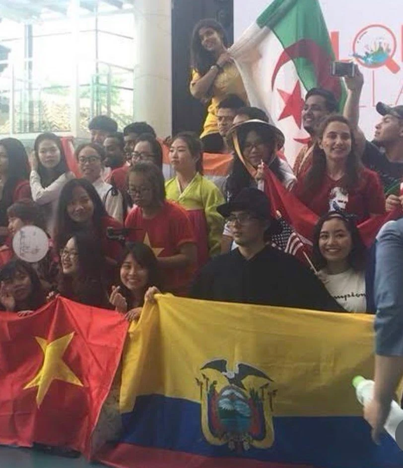 Kevin Naranjo en AIESEC Indonesia, reconocido como mejor participante internacional